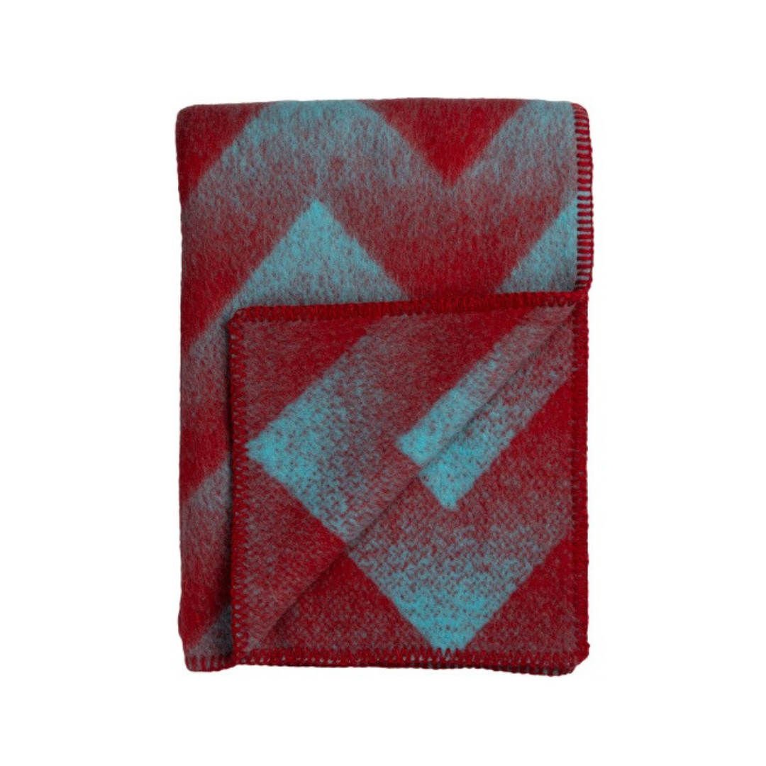 Roros wollen plaid Lynild