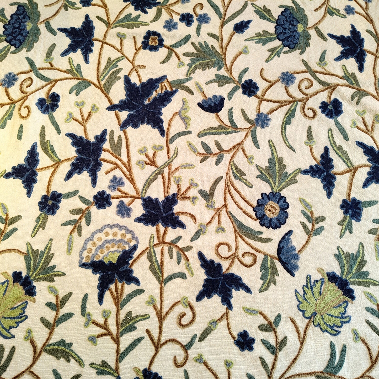 Capsicum curtain fabric Crewel