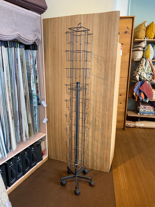 Showroommodel draaibare kaartmolen zilver 36 vakjes (15x15cm.)