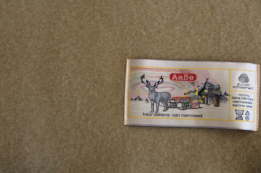 aabe merinowol deken Orion camel