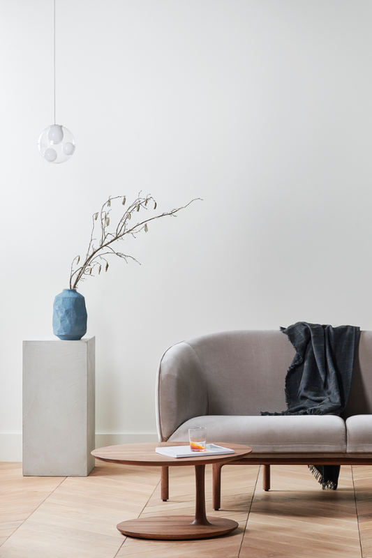 artisan bloop koffietafel hout interieurfoto