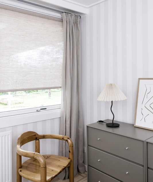 Color & Co light brown plant rolgordijn