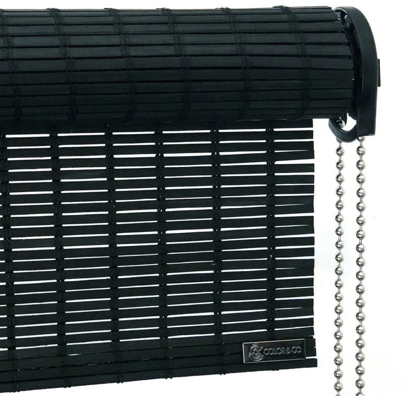 Color & Co black bamboe rolgordijn