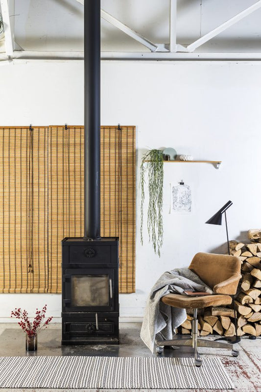 Color & Co brown natural bamboe rolgordijn