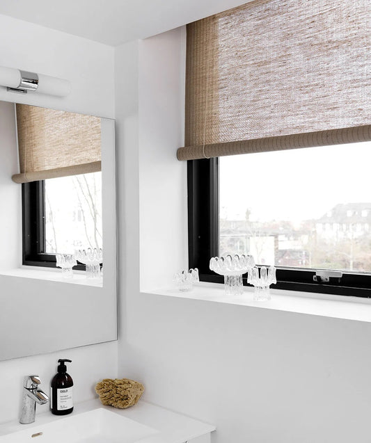 Color & Co brown plant rolgordijn