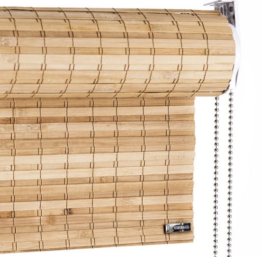 Color & Co brown privacy bamboe rolgordijn