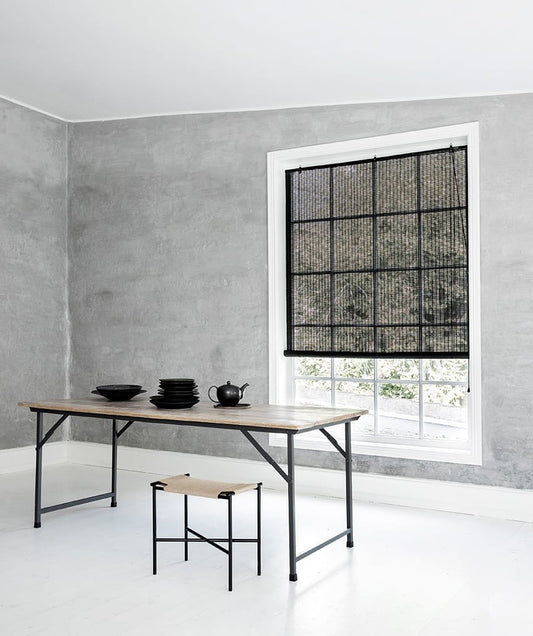 Color & Co black bamboe rolgordijn