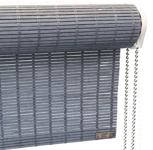 Color & Co steelgrey bamboe rolgordijn