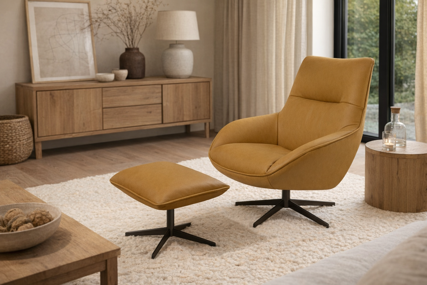 Van Binnen greenlabel draaifauteuil Maaike