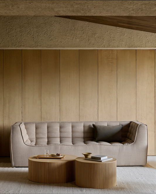 ethnicraf n701 3-zits bank beige lifestyle foto