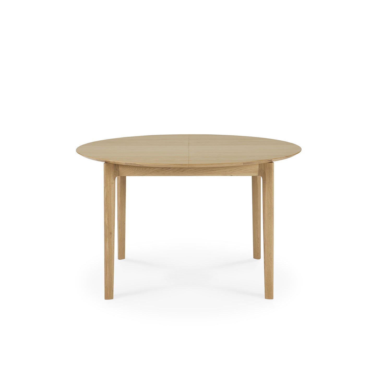 Ethnicraft extendable round dining table Bok oak