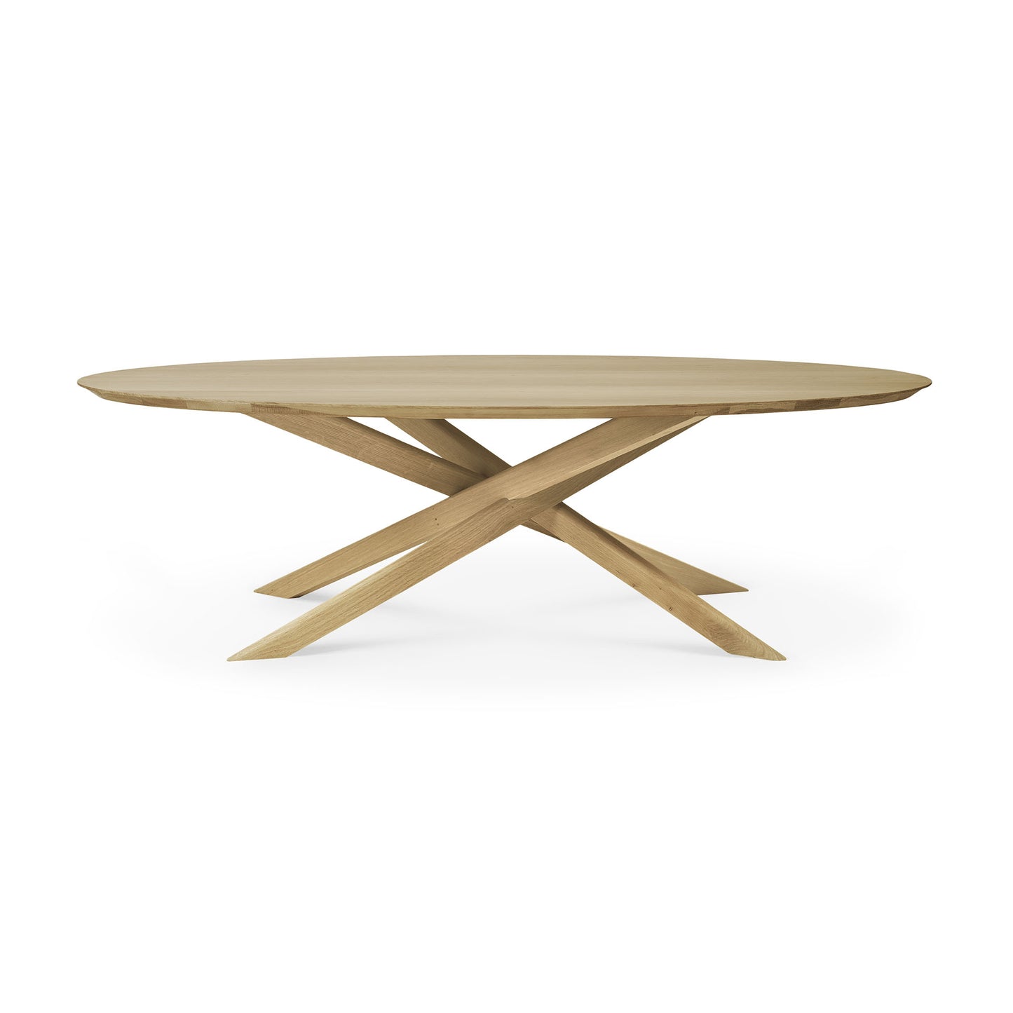 Ethnicraft coffee table Mikado oval oak