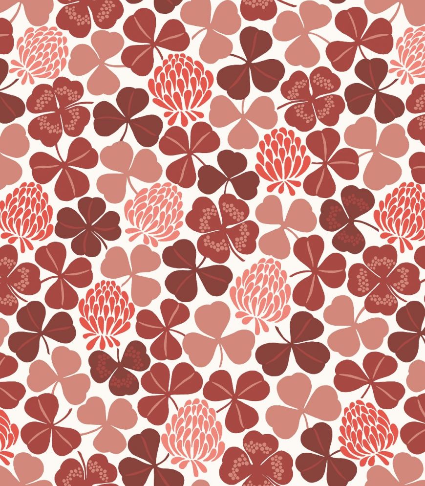 Gyllstad gordijnstof Lyckoklöver