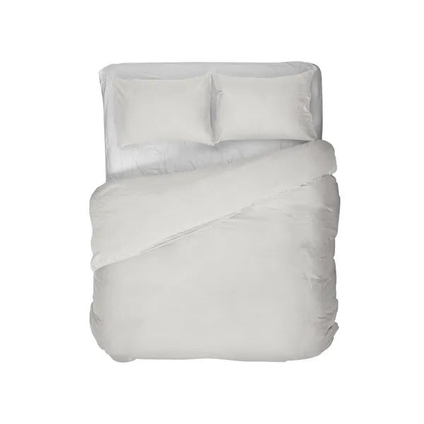 kayori kiyo dekbedovertrek tencel wit bovenaanzicht