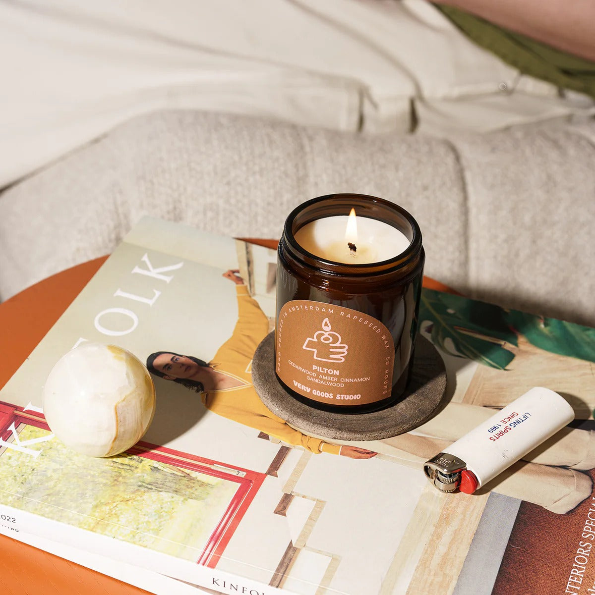 Very Goods Studio scented candle Pilton