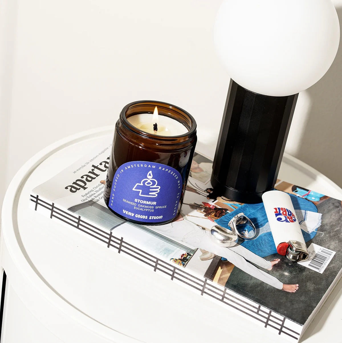 Very Goods Studio scented candle Stormur
