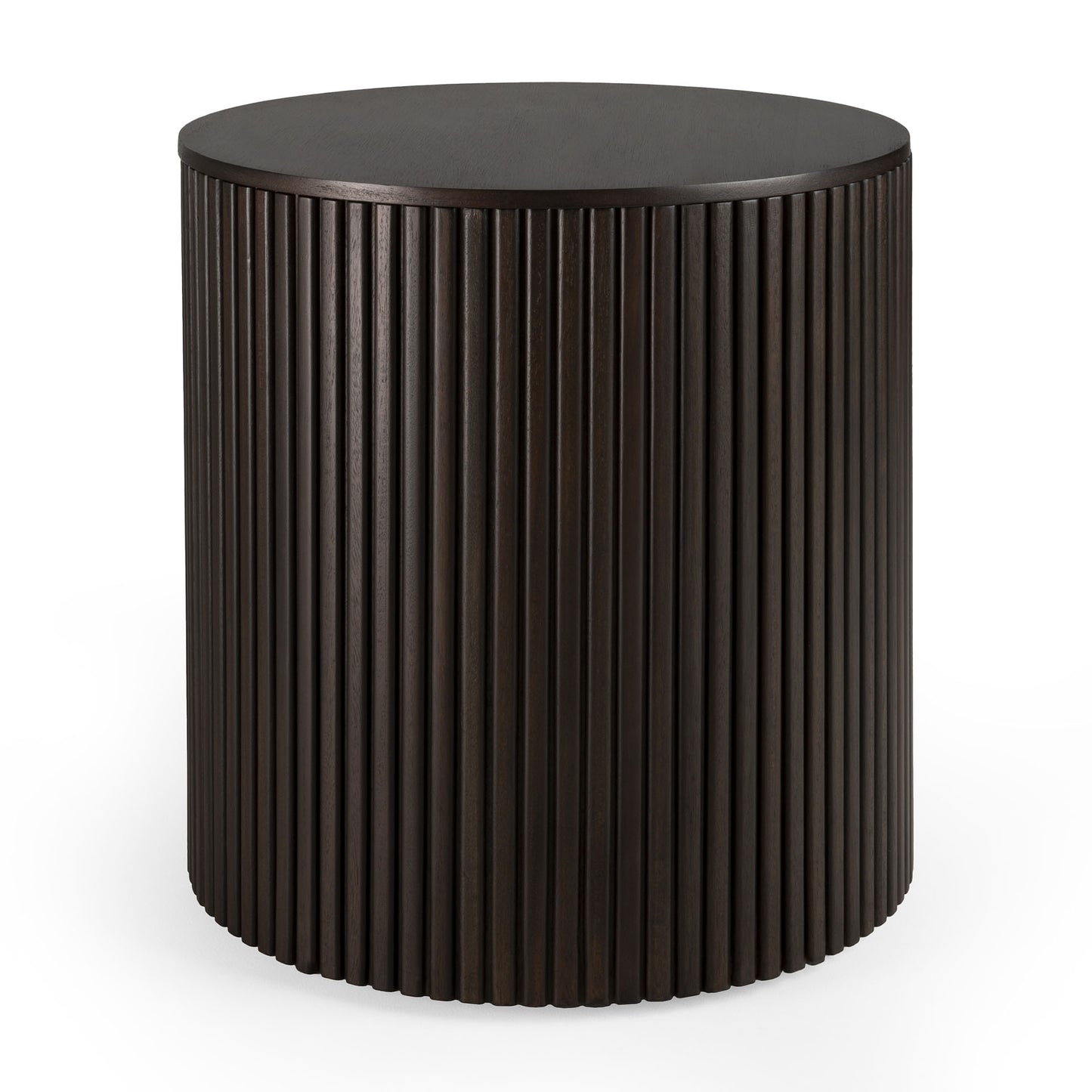 Ethnicraft side table Roller Max mahogany