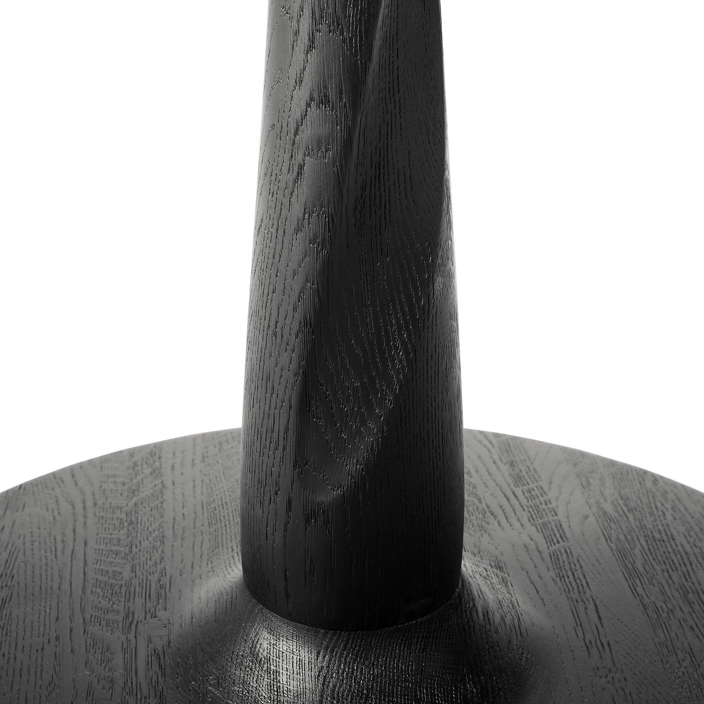 Ethnicraft eetkamertafel Torsion eiken zwart