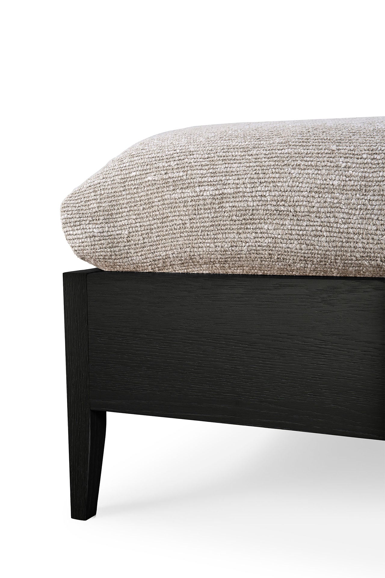 Ethnicraft bedombouw Spindle eiken zwart