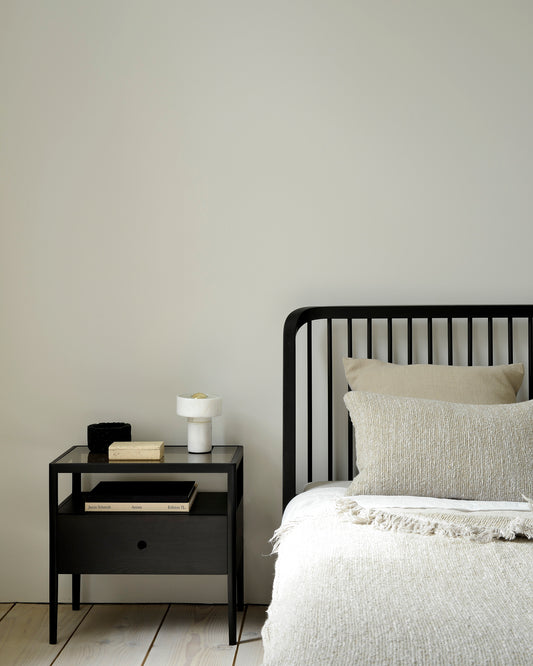 Ethnicraft bedside table Spindle black