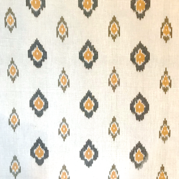 Capsicum gordijnstof Ikat