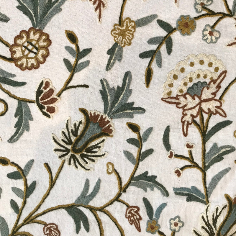 Capsicum curtain fabric Crewel