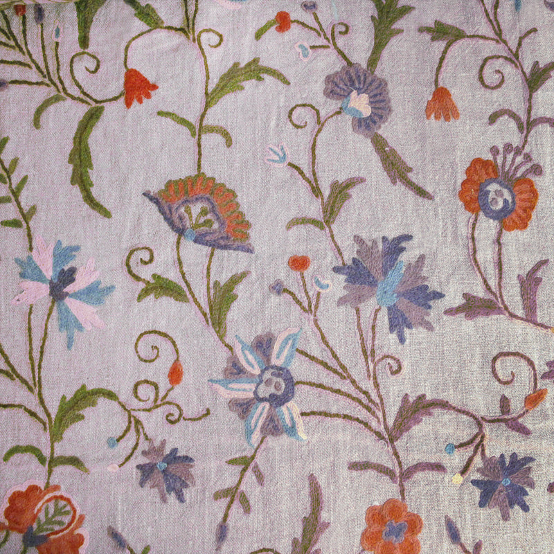 Capsicum curtain fabric Crewel