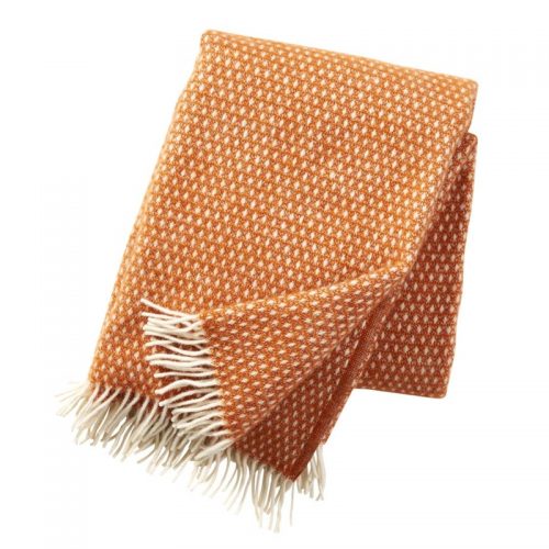klippan plaid Knut orange