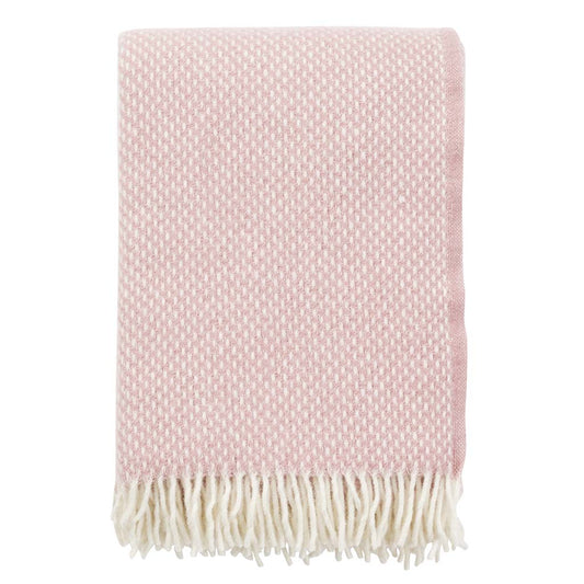 klippan wollen plaid preppy kleur misty rose