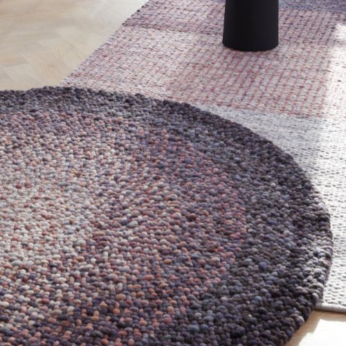 Perletta vloerkleed wol Roundabout Fade