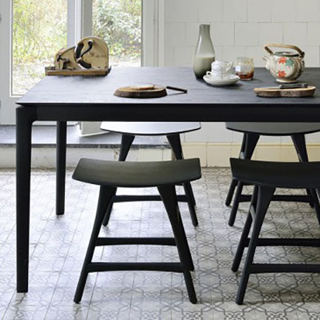 Ethnicraft eetkamertafel Bok eiken zwart