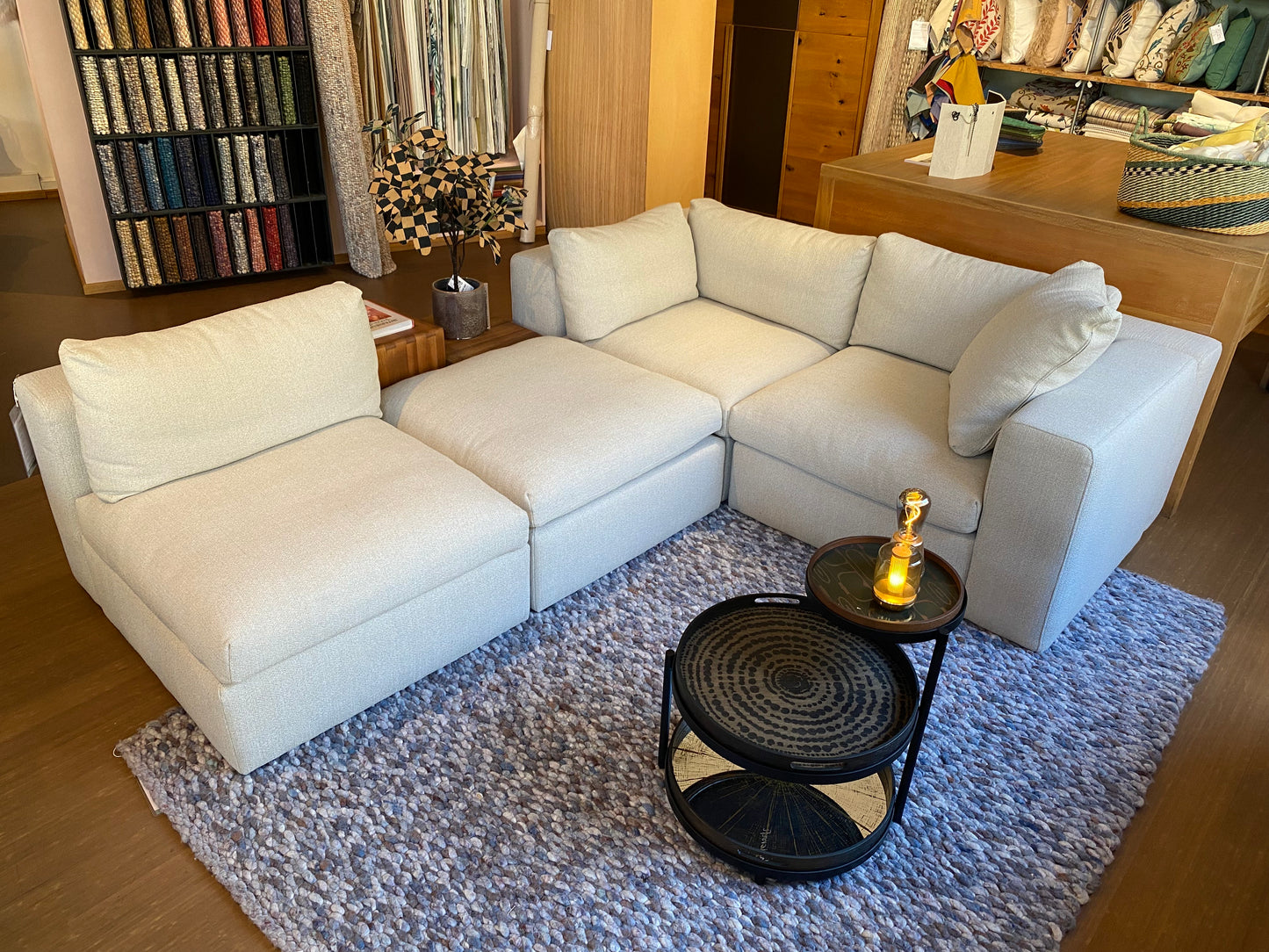 Showroommodel Ethnicraft modulaire bank Mellow