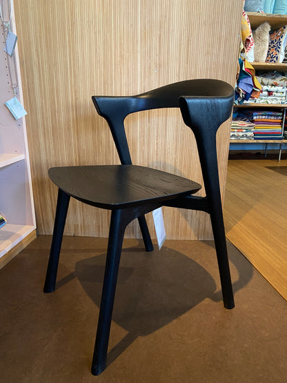 Showroommodel Ethnicraft eetkamerstoel Bok zwart