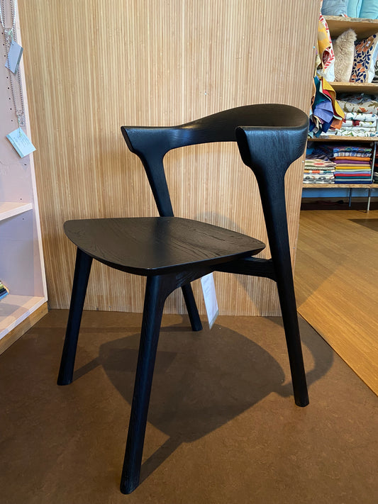 Showroommodel Ethnicraft eetkamerstoel Bok zwart