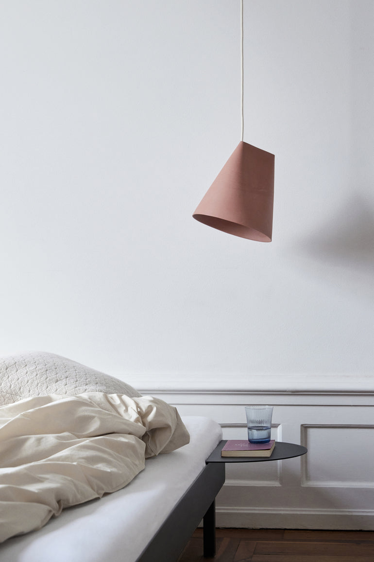 MOEBE keramiek hang lamp Terracotta breed