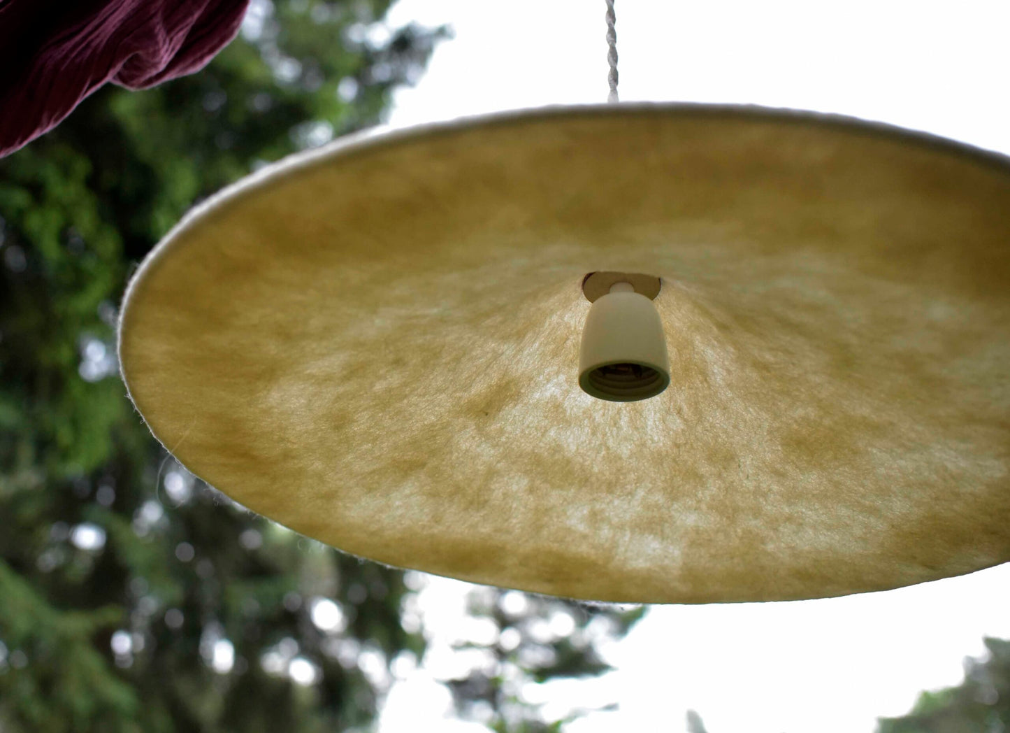 Kalana hanglamp wol Diska 60 cm.