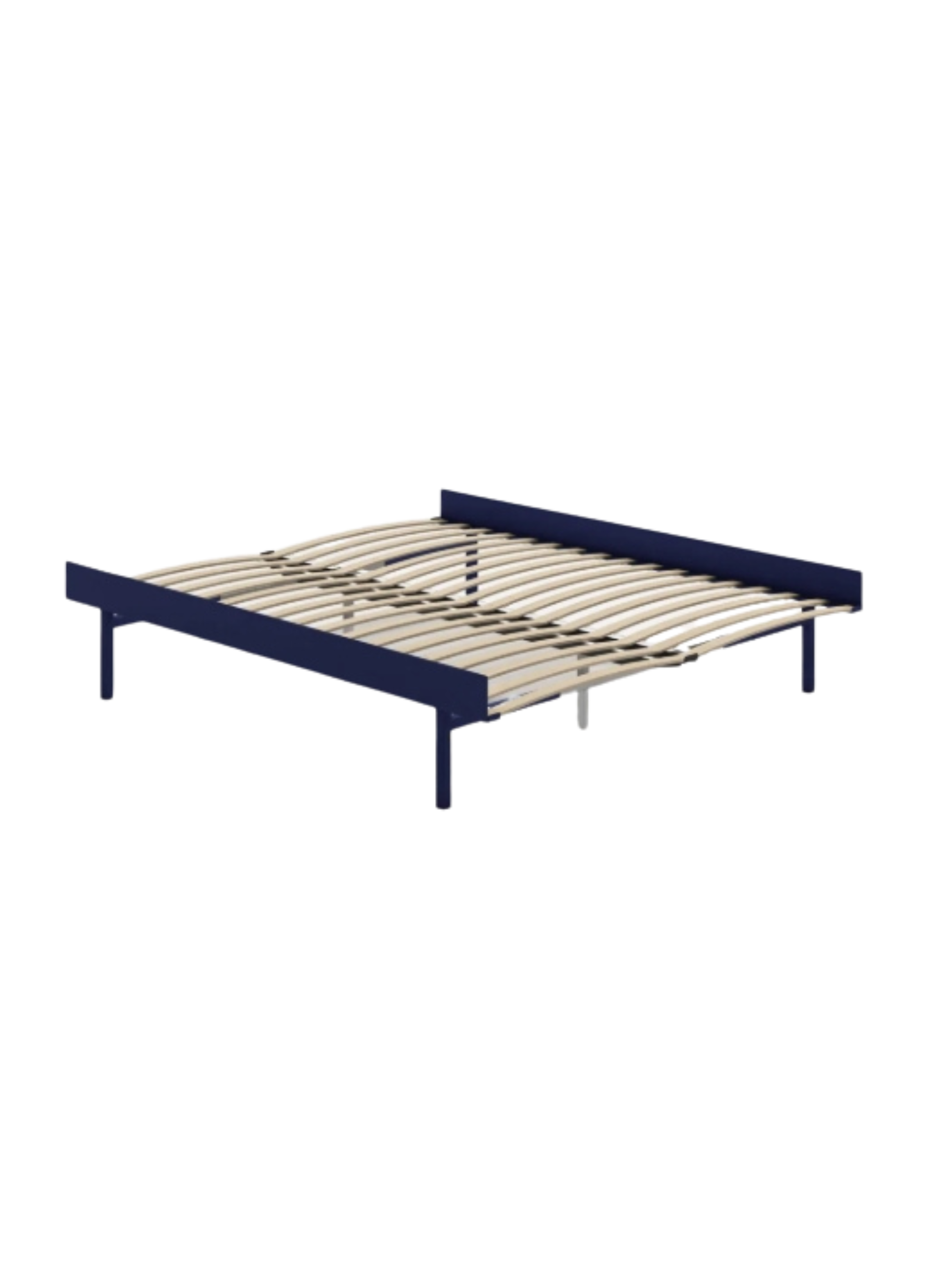 moebe uitschuifbaar bed hoog cobalt blue 160
