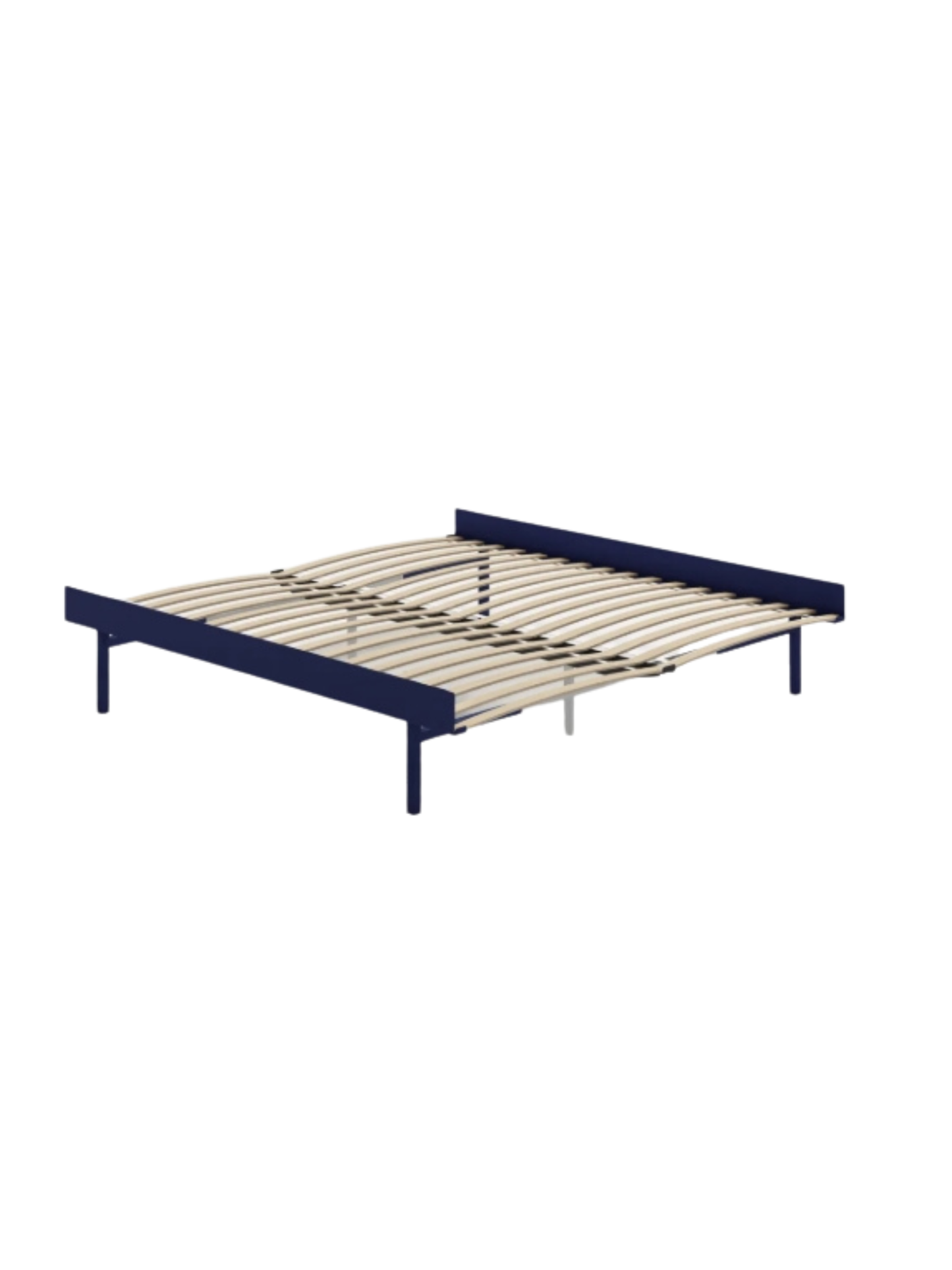 moebe uitschuifbaar bed hoog cobalt blue 180