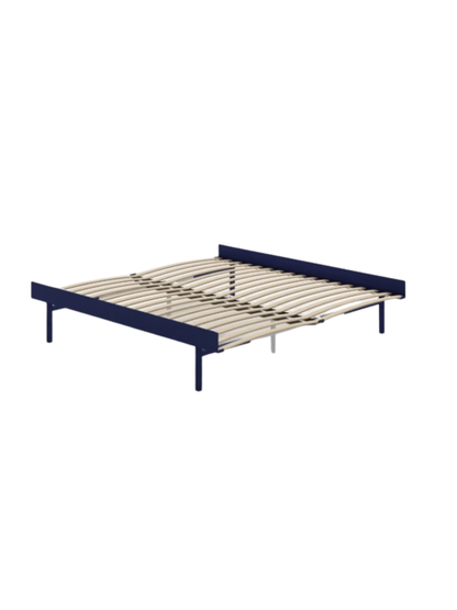 moebe uitschuifbaar bed hoog cobalt blue 180