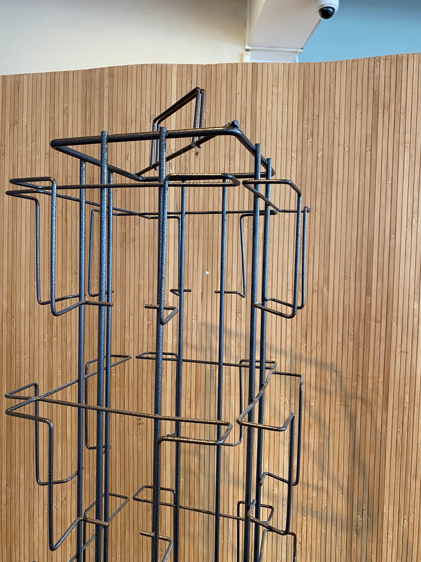 Showroommodel draaibare kaartmolen zilver 36 vakjes (15x15cm.)