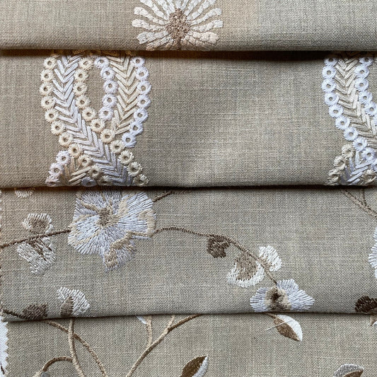 Silvera curtain fabric Eco Linen