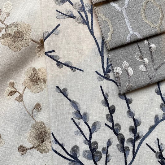 Silvera curtain fabric Eco Linen