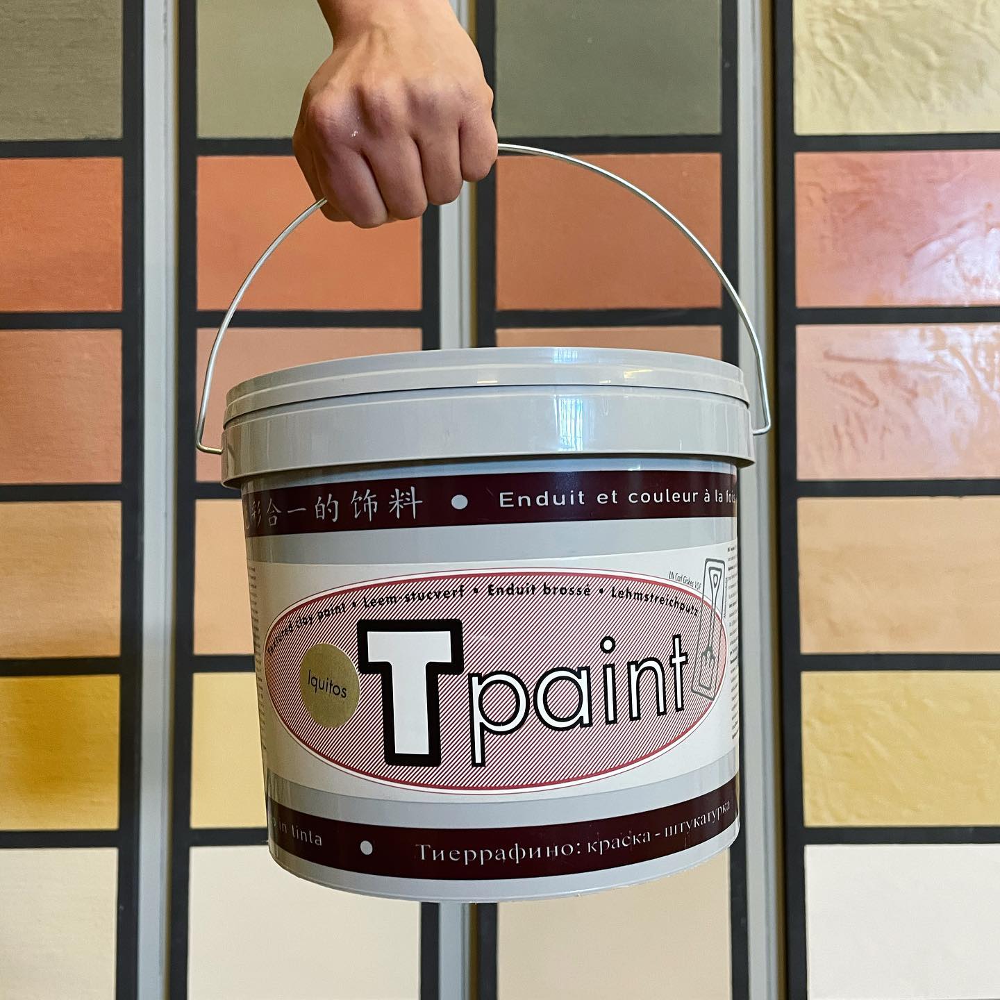 Tierrafino tpaint kleuren stalen voorbeeld