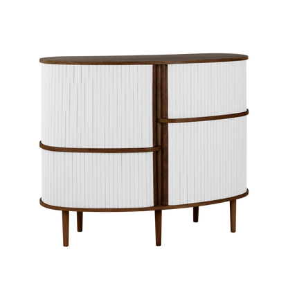 UMAGE Audacious hoog dressoir donker eiken sterling wit