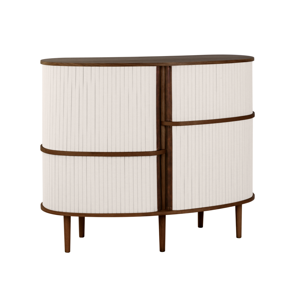 UMAGE Audacious hoog dressoir donker eiken wit zand