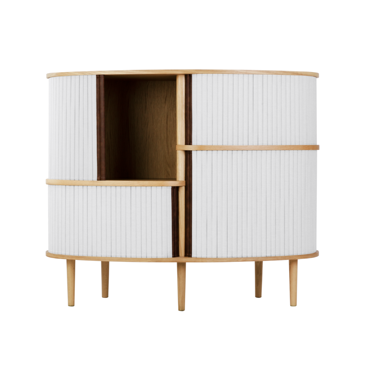 UMAGE Audacious hoog dressoir eiken sterling wit