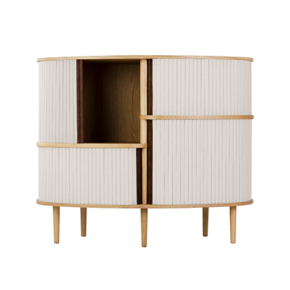UMAGE Audacious hoog dressoir eiken wit zand