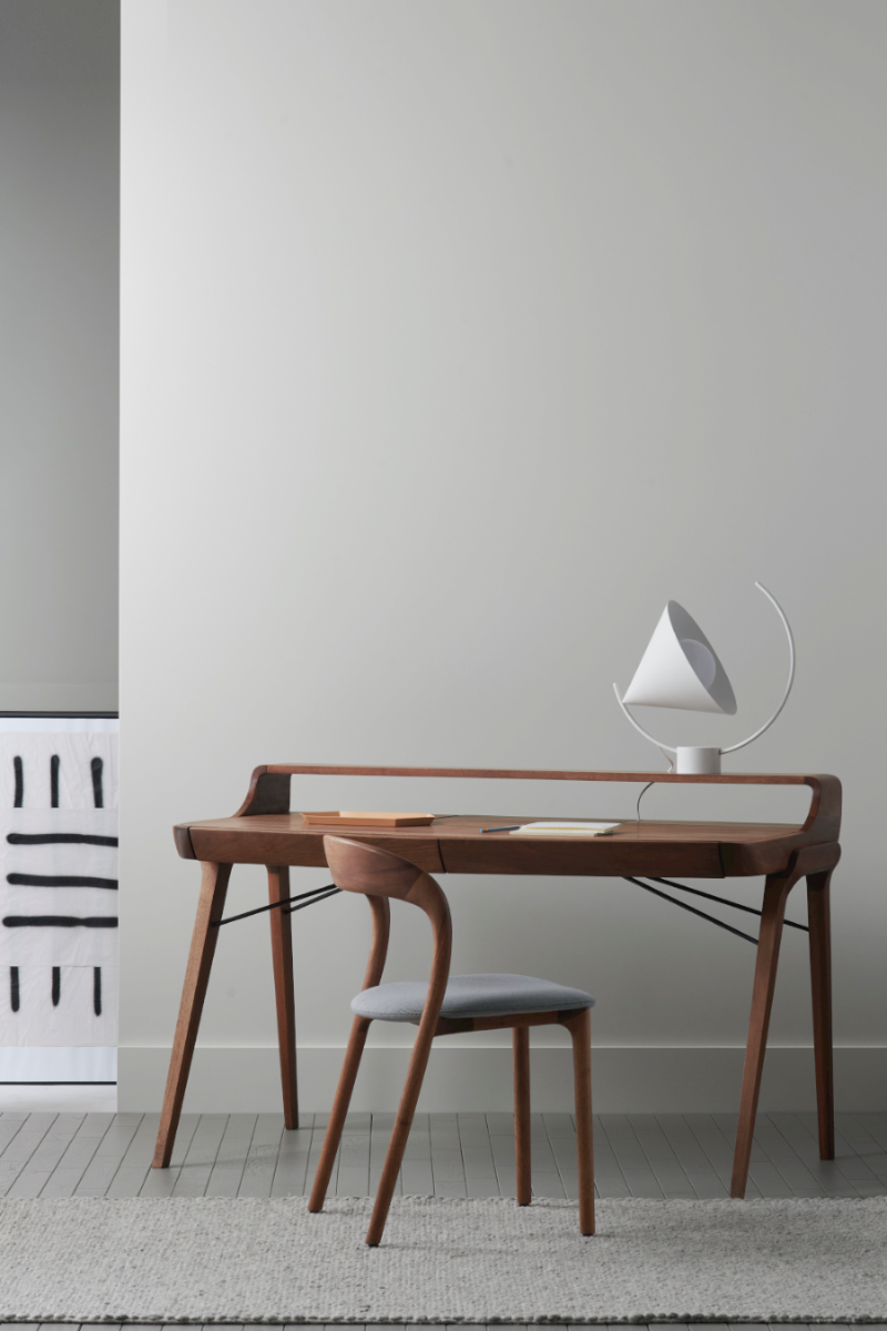 Artisan desk Picard with shelf