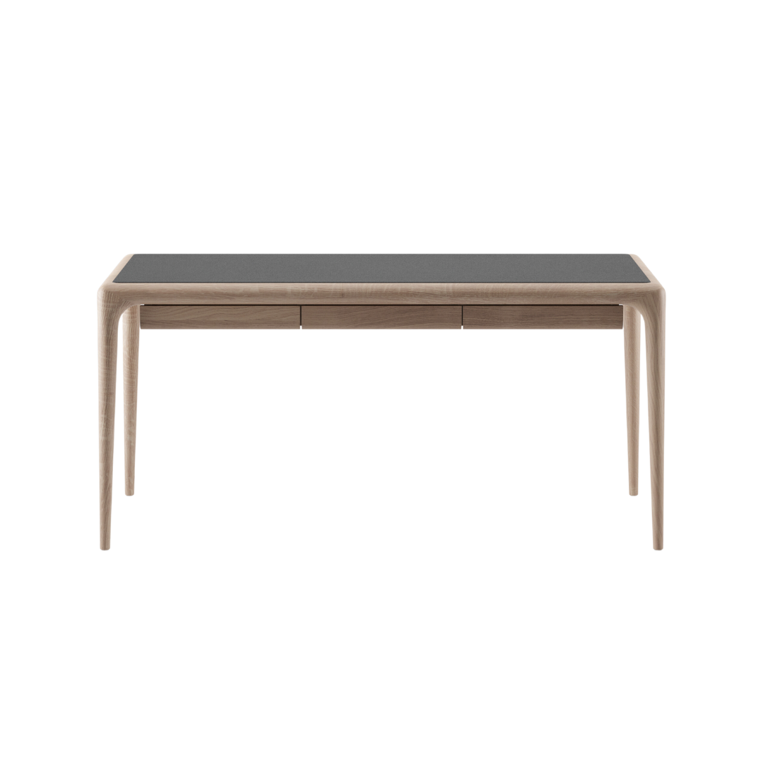 Artisan Latus desk with leather table top