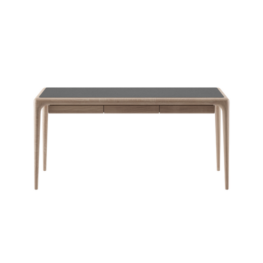 Artisan Latus desk with leather table top